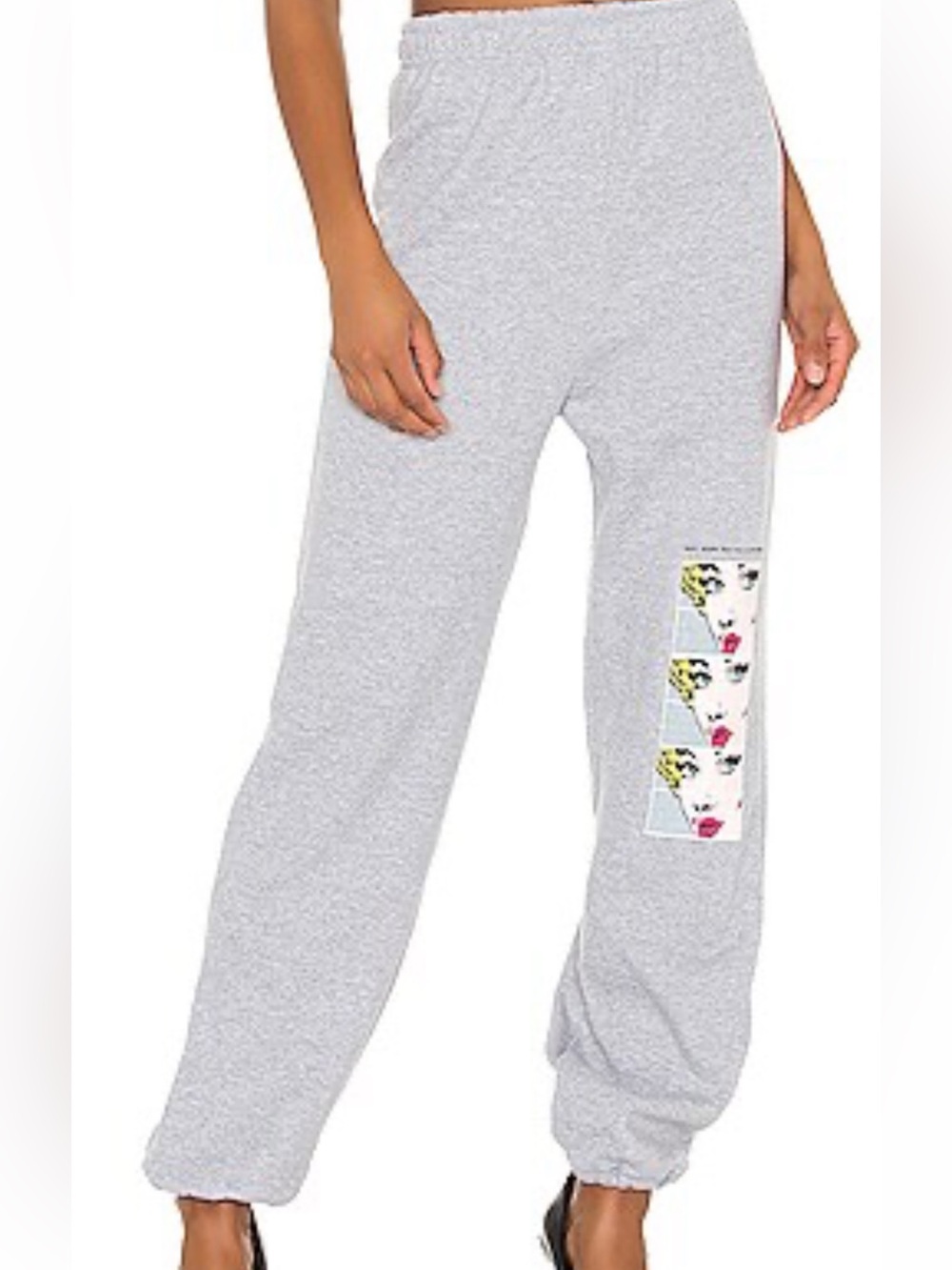 Boys Lie Light Gray Graphic Sweatpants